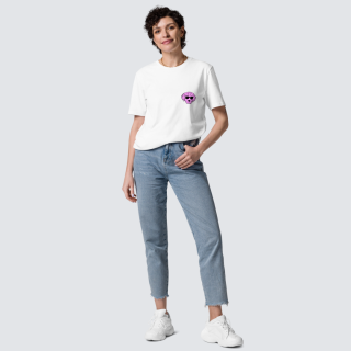 Stay Cool Printed White Tshirt For Women