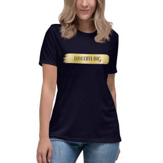 Dream Big Black Half Sleeve T-Shirt