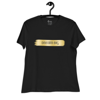 Dream Big Black Half Sleeve T-Shirt