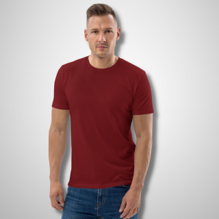 The Garnet Maroon Half Sleeve T-Shirt For Men