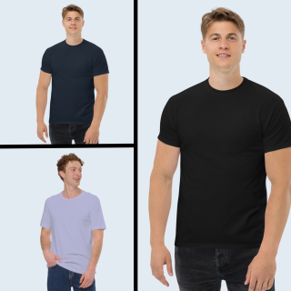 Pack of 3 Ciyapa T-shirts Combo Navy Blue, Lavender, Black