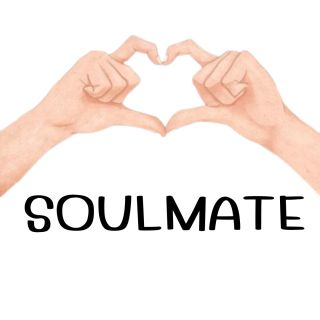 Soulmate Couple T-shirt  Black