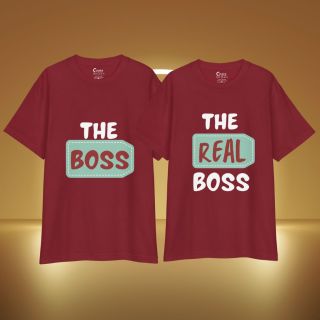 The Real Boss Couple T-shirt