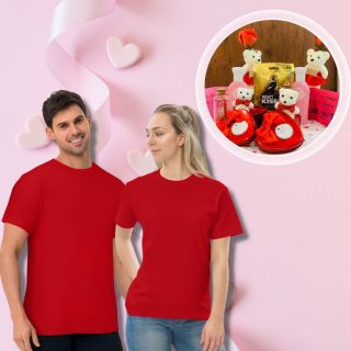 Gift For Her Ruby Red Couple T-shirt