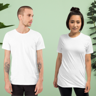Classic White Couple T-Shirts 