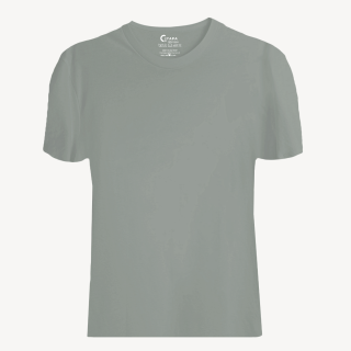 Cement Grey Half Sleeve T-Shirt Women