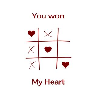 You won my heart Couple T-shirt