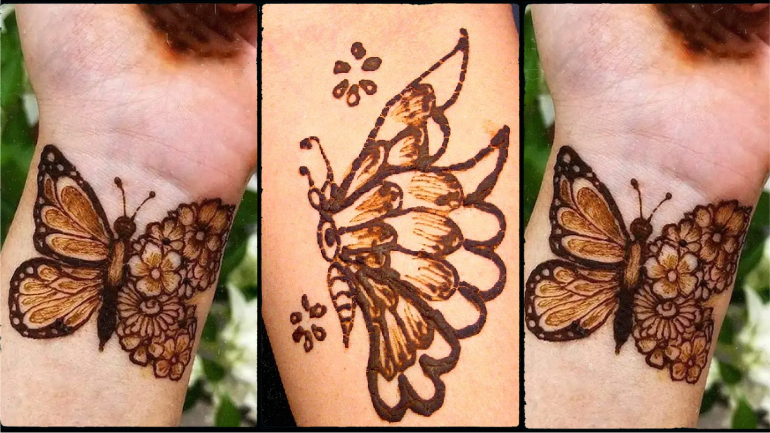 Mehandi Designs and Patterns | Mehndi Designs - Butterfly Mehandi Design-sonthuy.vn