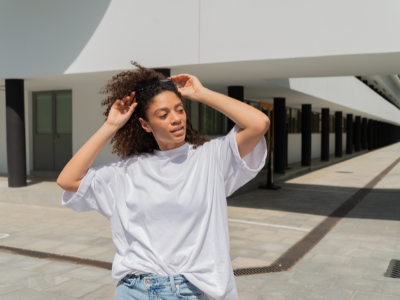 oversized white t-shirt from ciyapa